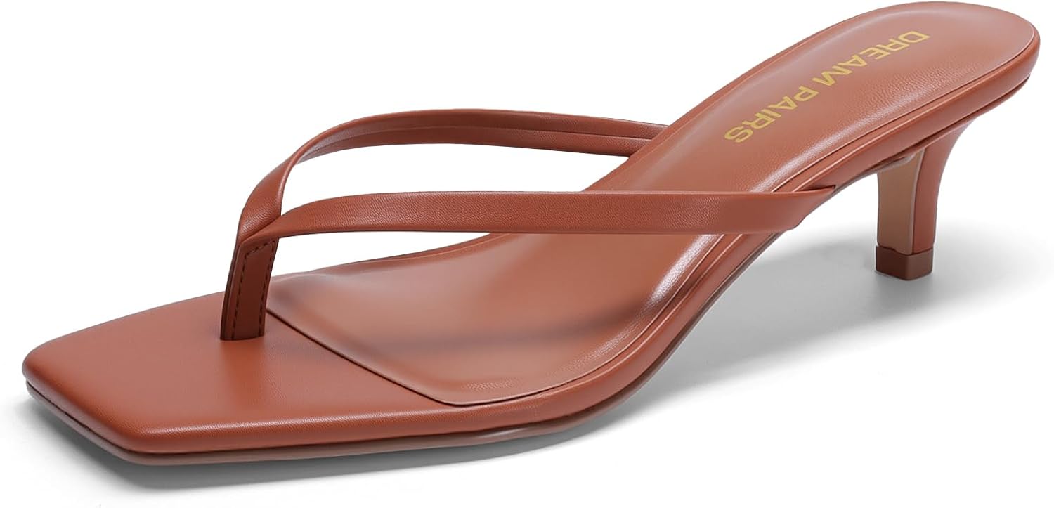 DREAM PAIRS Kitten Heels for Women: Stylish Summer Sandals