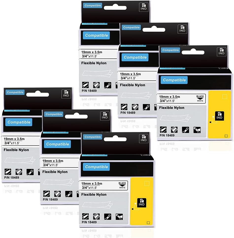 18489 Labels Replacement for DYMO Industrial Label Printers