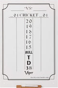 Viper Dry Erase Scoreboard for Cricket and 01 Dart Games