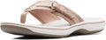 Clarks Women's Breeze Sea Flip-Flops - Lightweight Cloudsteppers