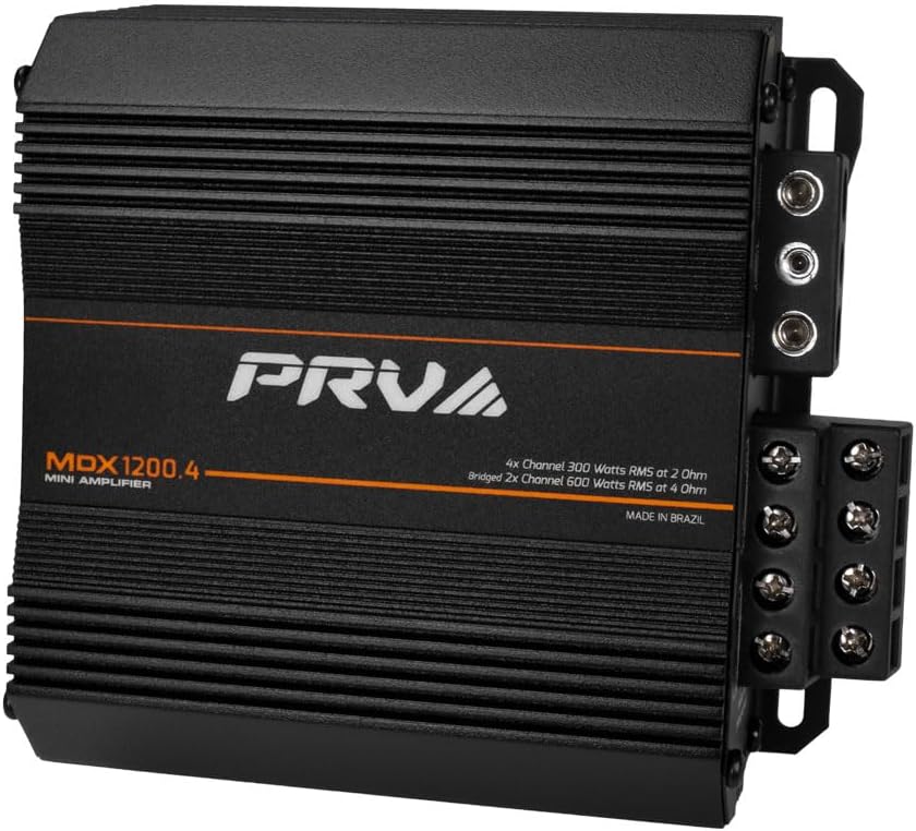 PRV Audio MDX1200.4 Mini 4 Channel Car Audio Amplifier Review