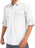 Men's Lightweight UV Protection Fishing Shirts for Outdoor Fun