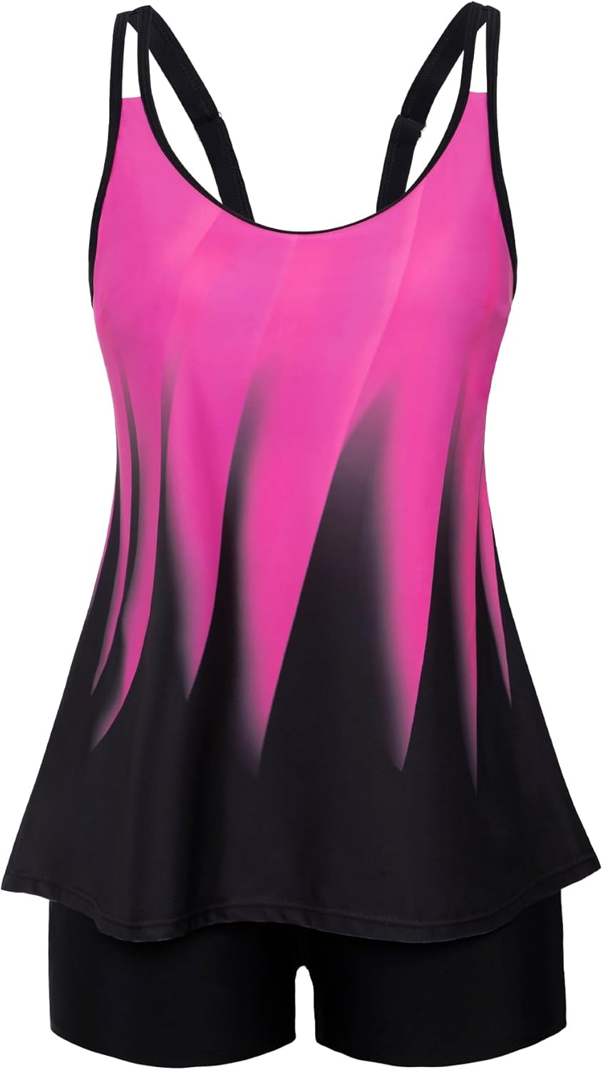 Arolina Tankini Swimsuits for Women with Tummy Control Design