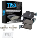TRQ Rear Ceramic Disc Brake Pad Set for BMW 2 3 4 Series - Direct Fit