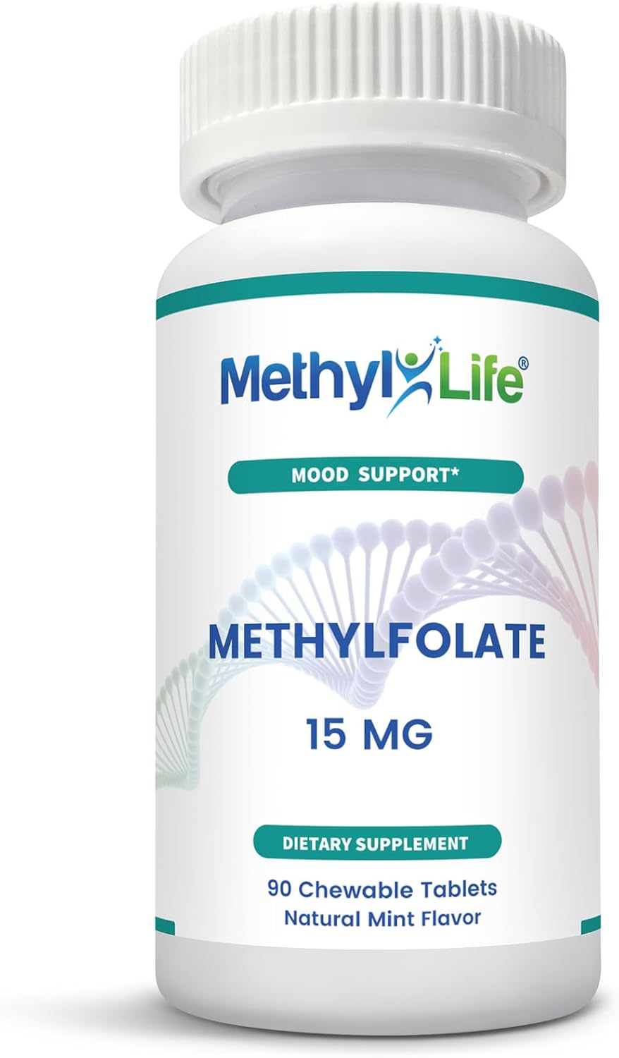 Purest L-Methylfolate 15 mg for Mood and Cognitive Support