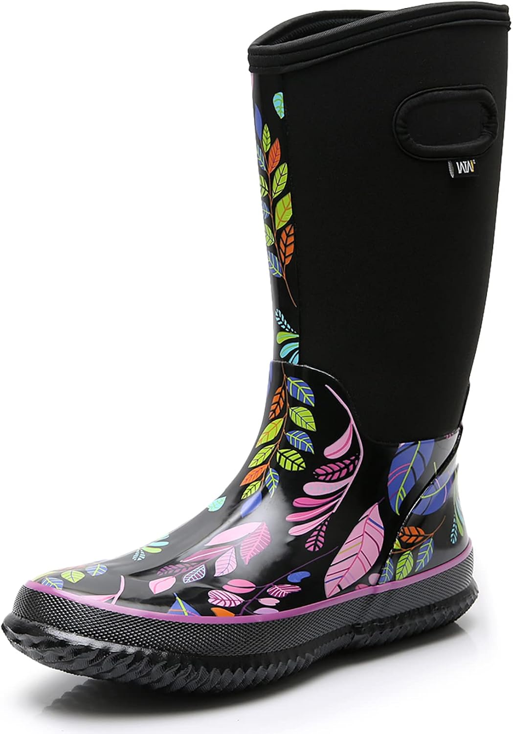 WTW Mid Calf Rain Boots for Women - Waterproof Insulated Comfort