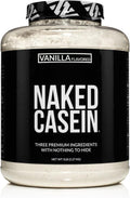 NAKED Casein Protein Powder - Vanilla Micellar Casein 5 Pound