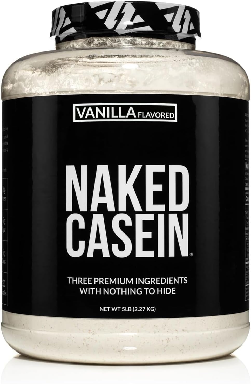 NAKED Casein Protein Powder - Vanilla Micellar Casein 5 Pound
