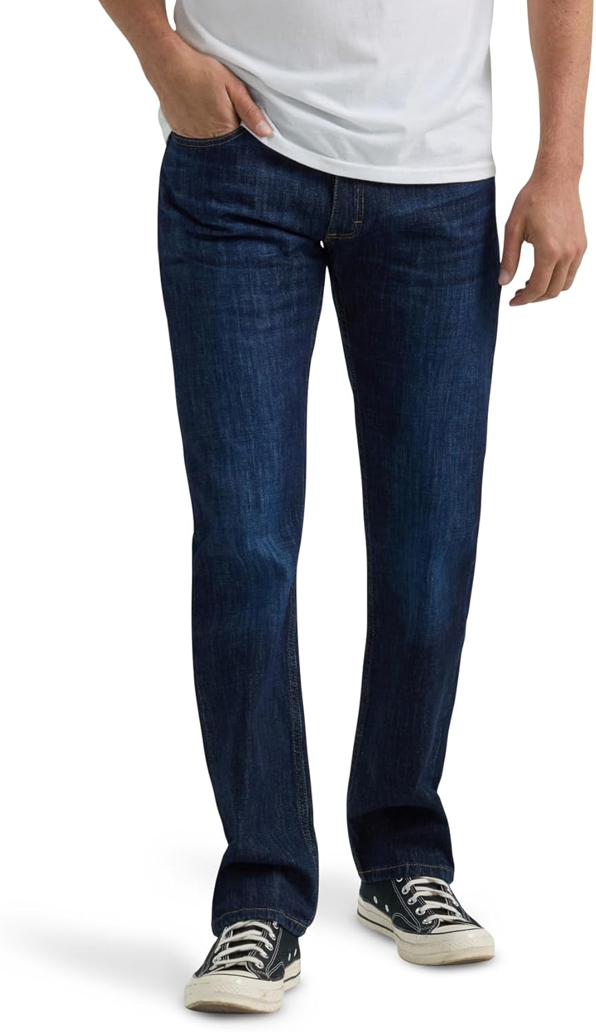 Lee Mens Legendary Slim Straight Jean for Ultimate Comfort