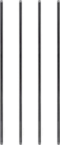 1/2 in x 48 in Pipe Nipple 4 Pack - Industrial Steel Grey for DIY