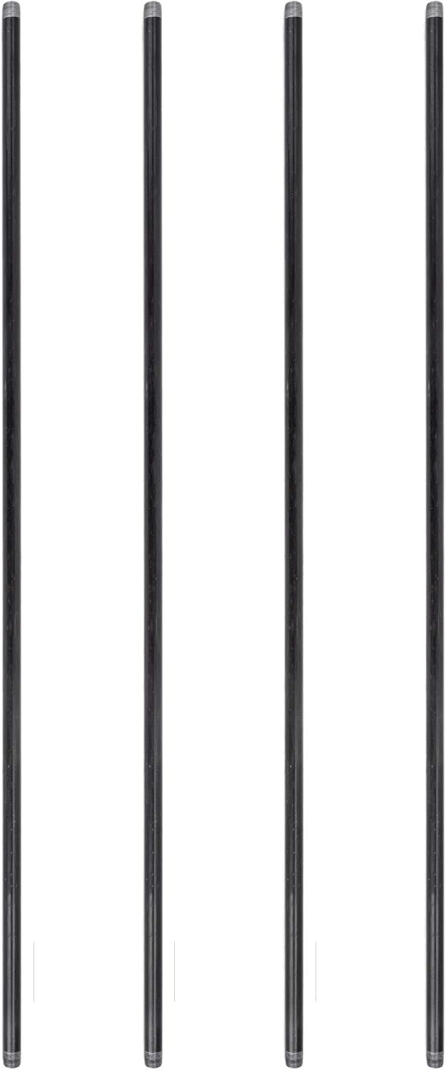 1/2 x 48 Malleable Cast Iron Pipe Nipples for DIY Projects