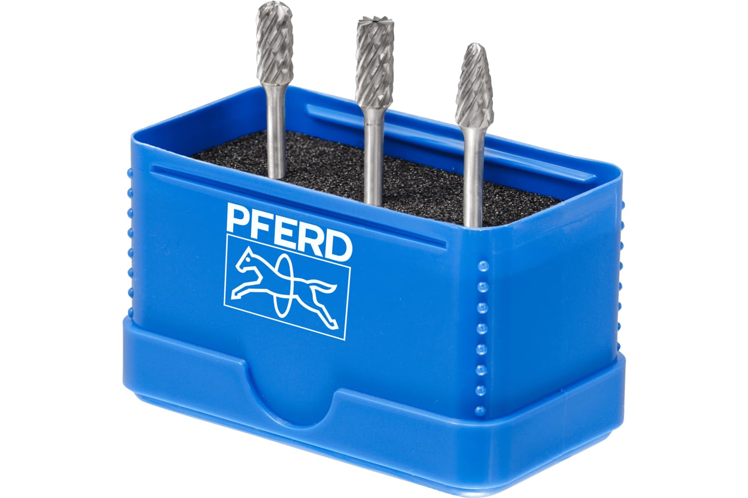 PFERD 3-Piece Carbide Bur Set for Precision Grinding & Deburring
