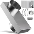 Periscope Dryer Vent 0-5in Adjustable Kit - Space-saving Telescoping