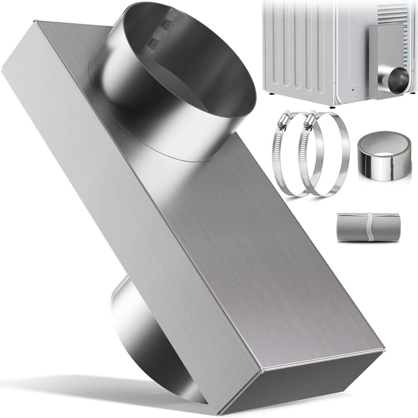 Adjustable Periscope Dryer Vent Kit for Tight Spaces