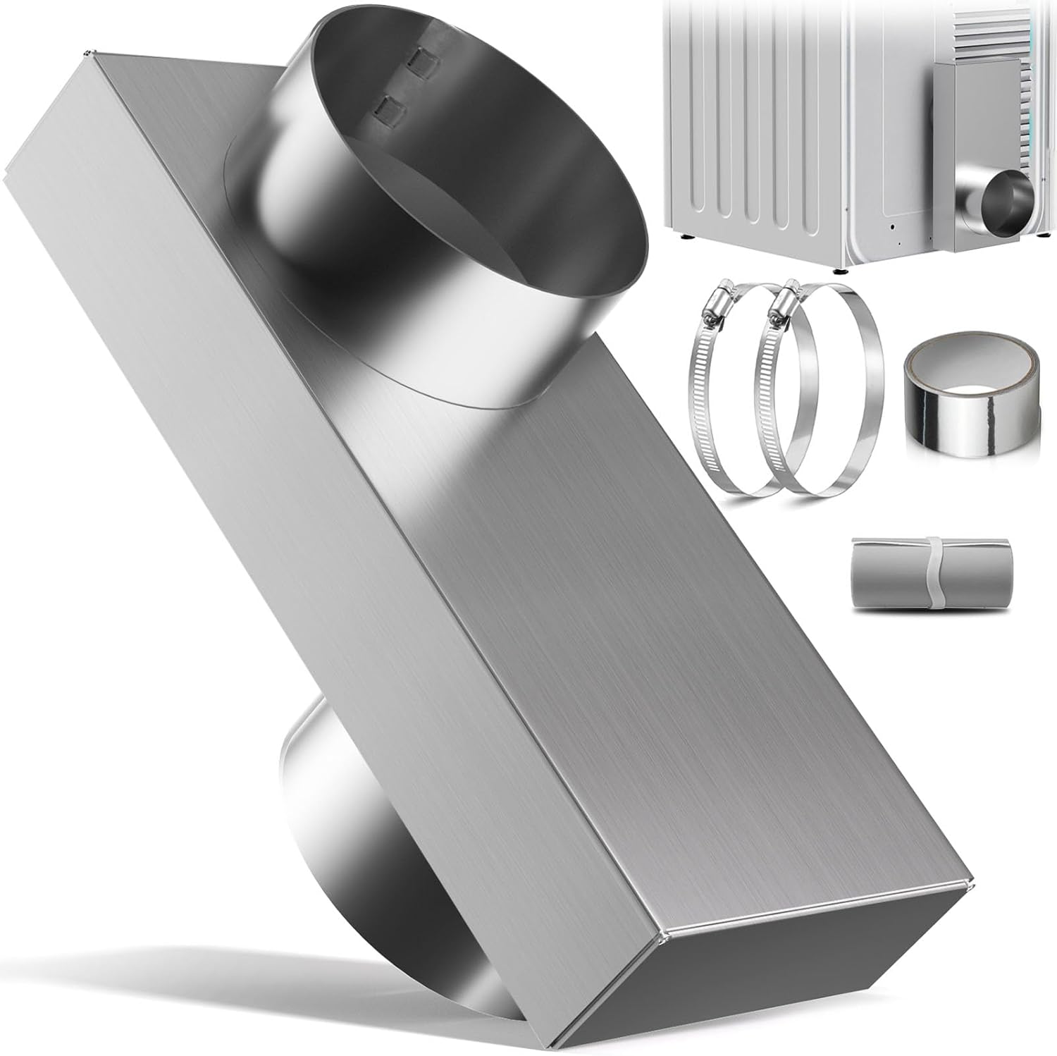 Adjustable Periscope Dryer Vent Kit for Tight Spaces