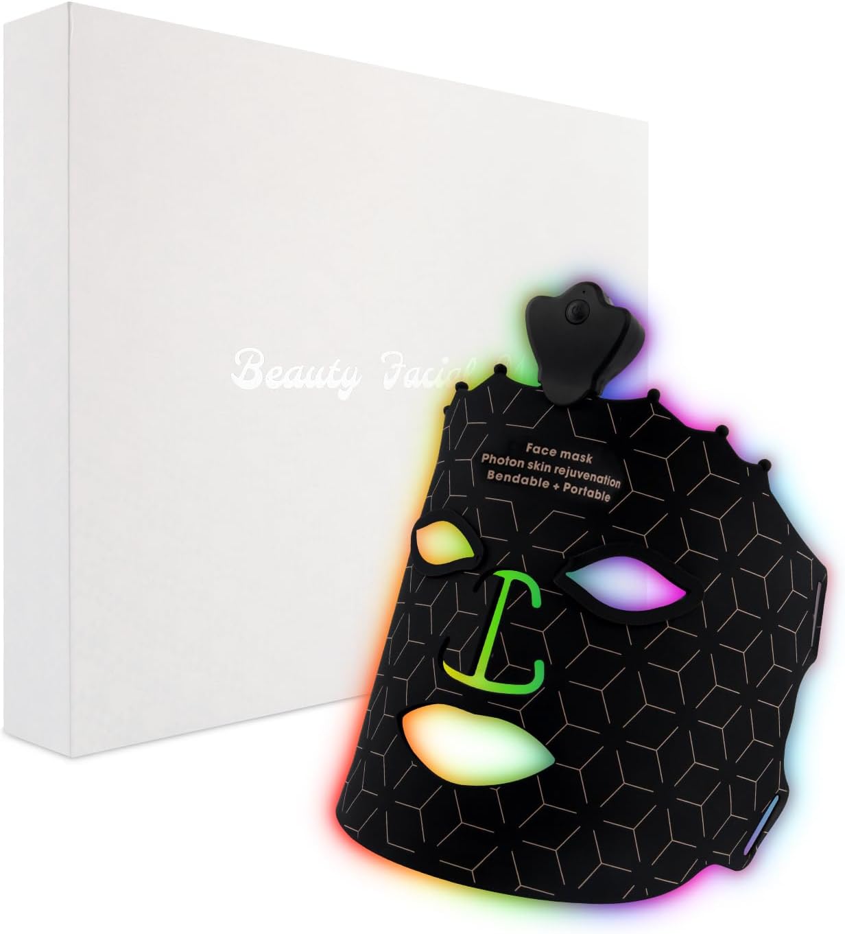 7 Color LED Face Mask for Skin Care and Anti Aging Treatment