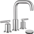 8 Inch Brushed Nickel Widespread Bathroom Faucet for Luxurious Style