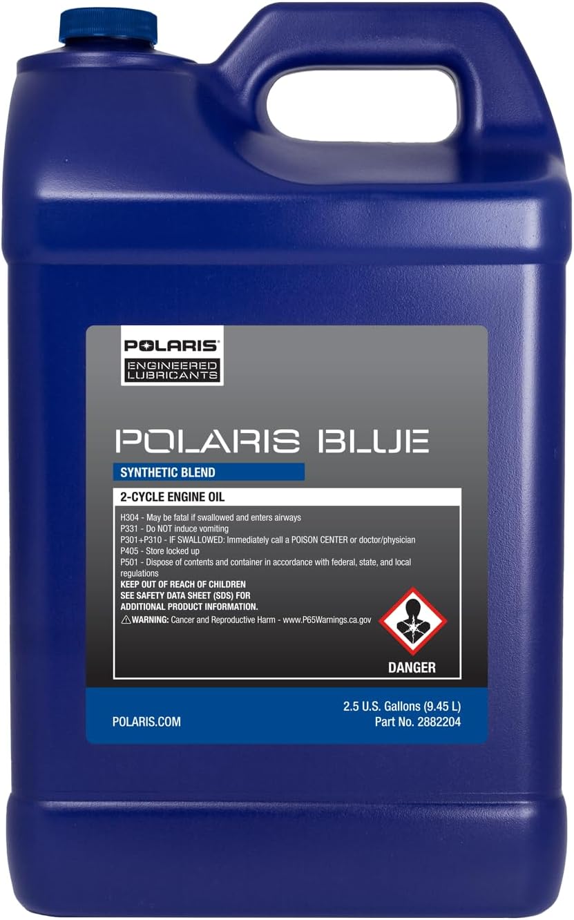 Polaris OEM Snowmobile Blue Synthetic Blend 2-Cycle Oil Review