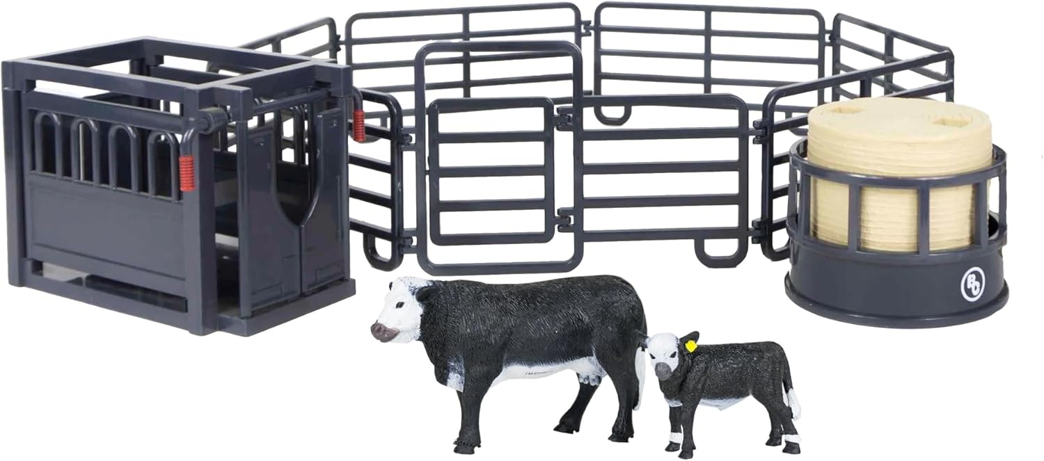 Big Country Toys 12-Piece Ranch Set for Kids Aged 3 and Up