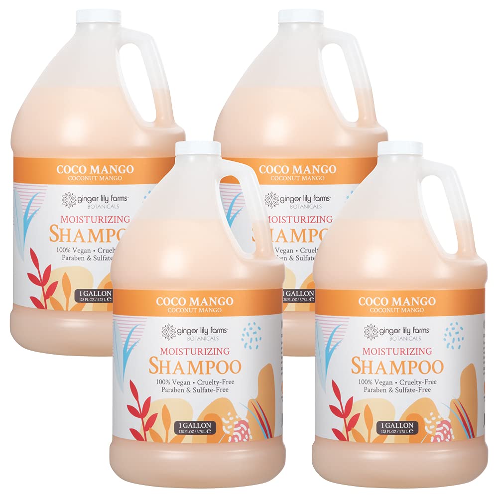 Moisturizing Shampoo for All Hair Types - Coco Mango Scent