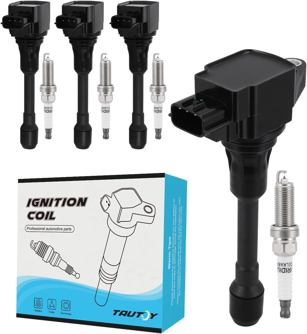 UF549 Ignition Coil Pack 9029 Spark Plug for Nissan & Infiniti