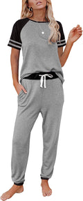 AUTOMET 2 Piece Lounge Sets For Women Summer Pajamas - Comfortable is