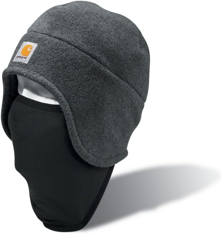 Carhartt Men's Fleece 2-in-1 Hat for Ultimate Warmth