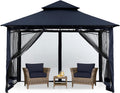 Outdoor Garden Gazebo for Patios 9x9 - Stable Steel Frame