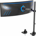 Single Ultra-Wide Monitor Extra Tall Desk Mount - Holds up to 49 in