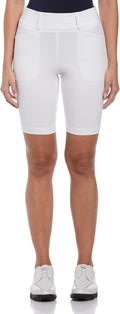 Womens 9.5 Pull-On Golf Shorts with Tummy Control - Comfortable Fit