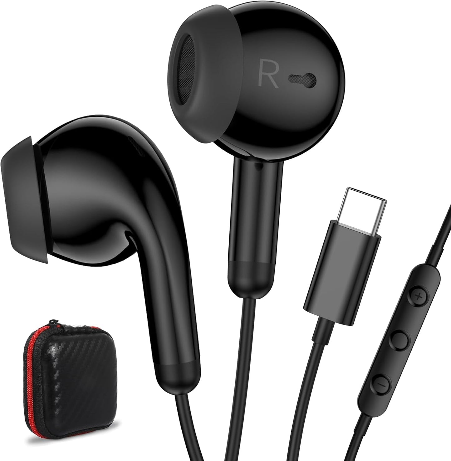 ACANDYA USB-C Earbuds: HiFi Stereo Sound