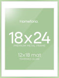 18x24 Frame Sage Green Poster Frame with 16x20 Mat - Designer Look