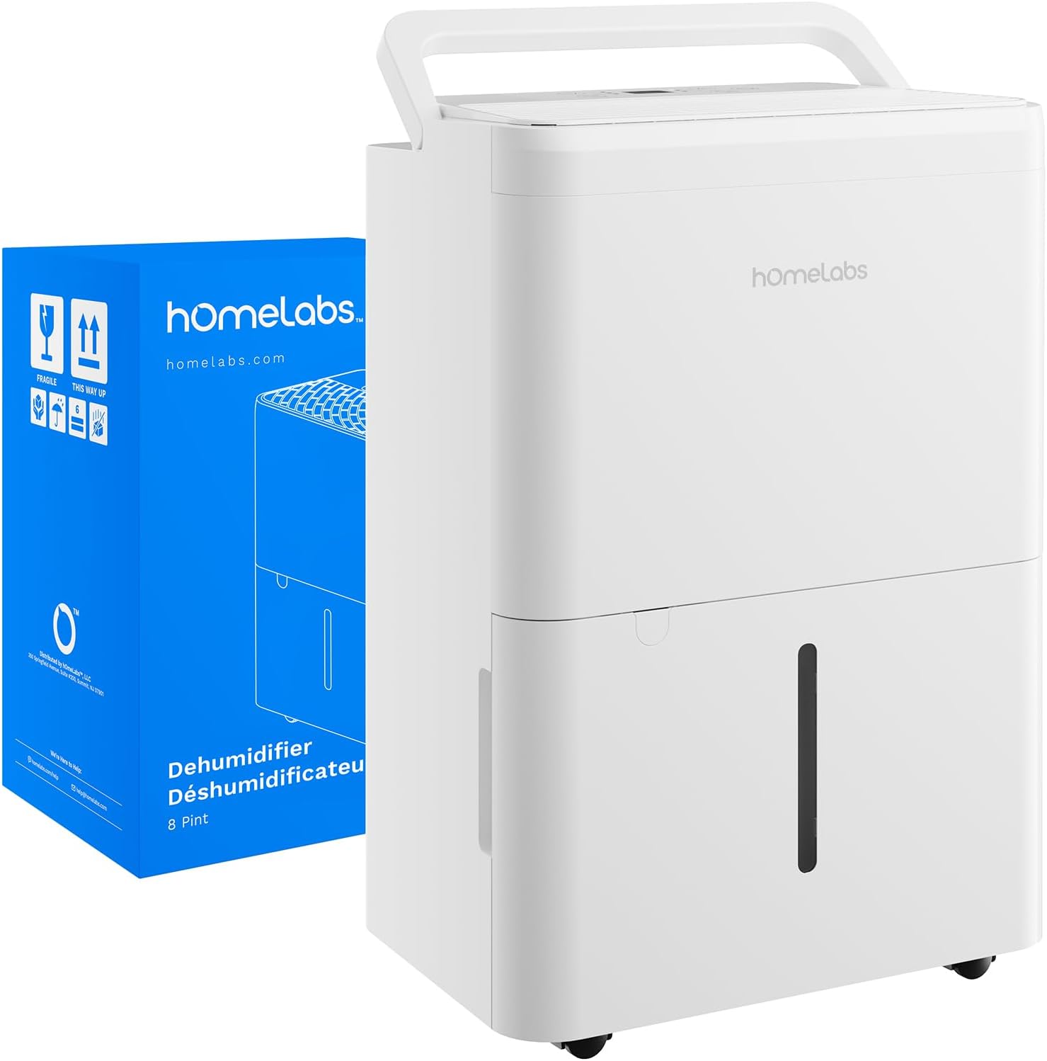 hOmeLabs Dehumidifier for Home and Office with Wi-Fi Control