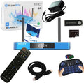Blue Black TV S6-MAX Android 12 TV Box 32GB - Back-lit Keyboard