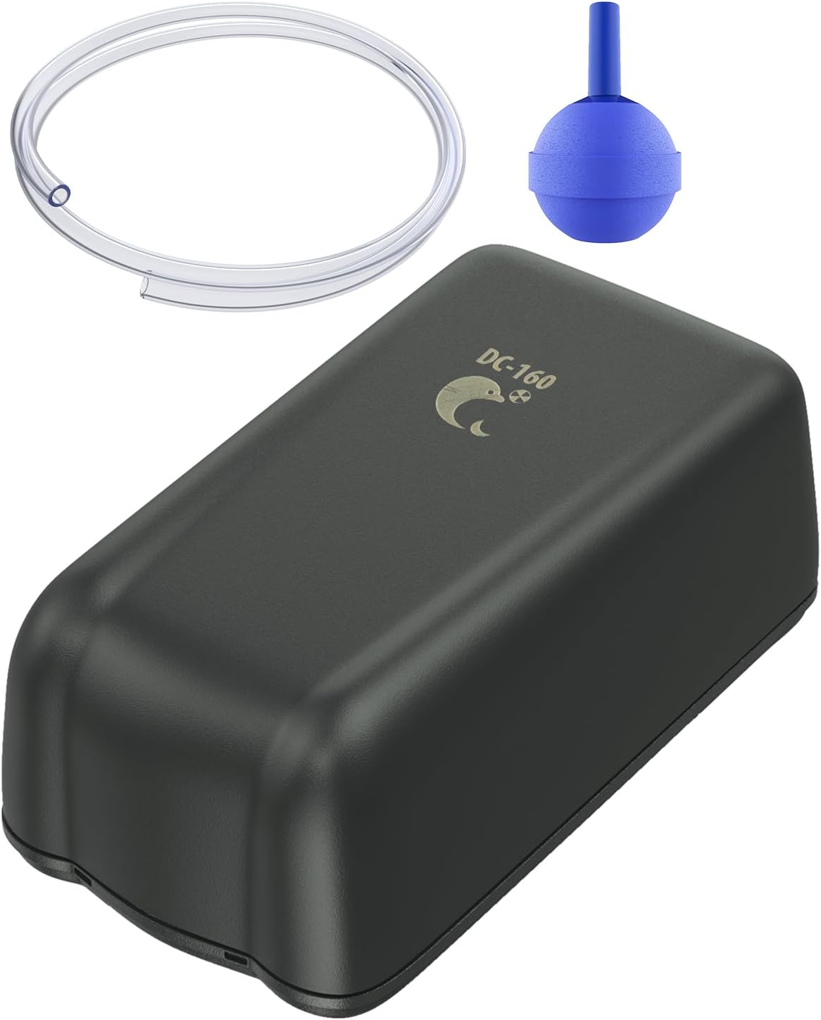 Portable Aquarium Air Pump 40 GPH - Battery-Free Aeration