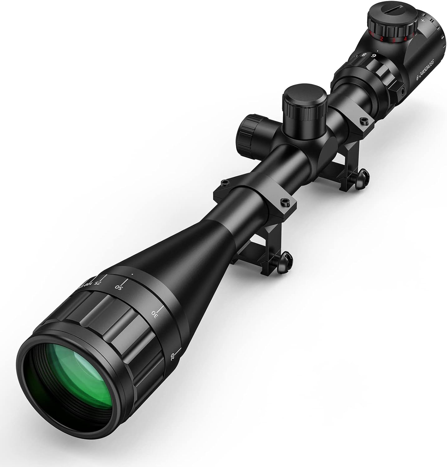 CVLIFE Rifle Scope 6-24x50 AO for Long Range Hunting Precision