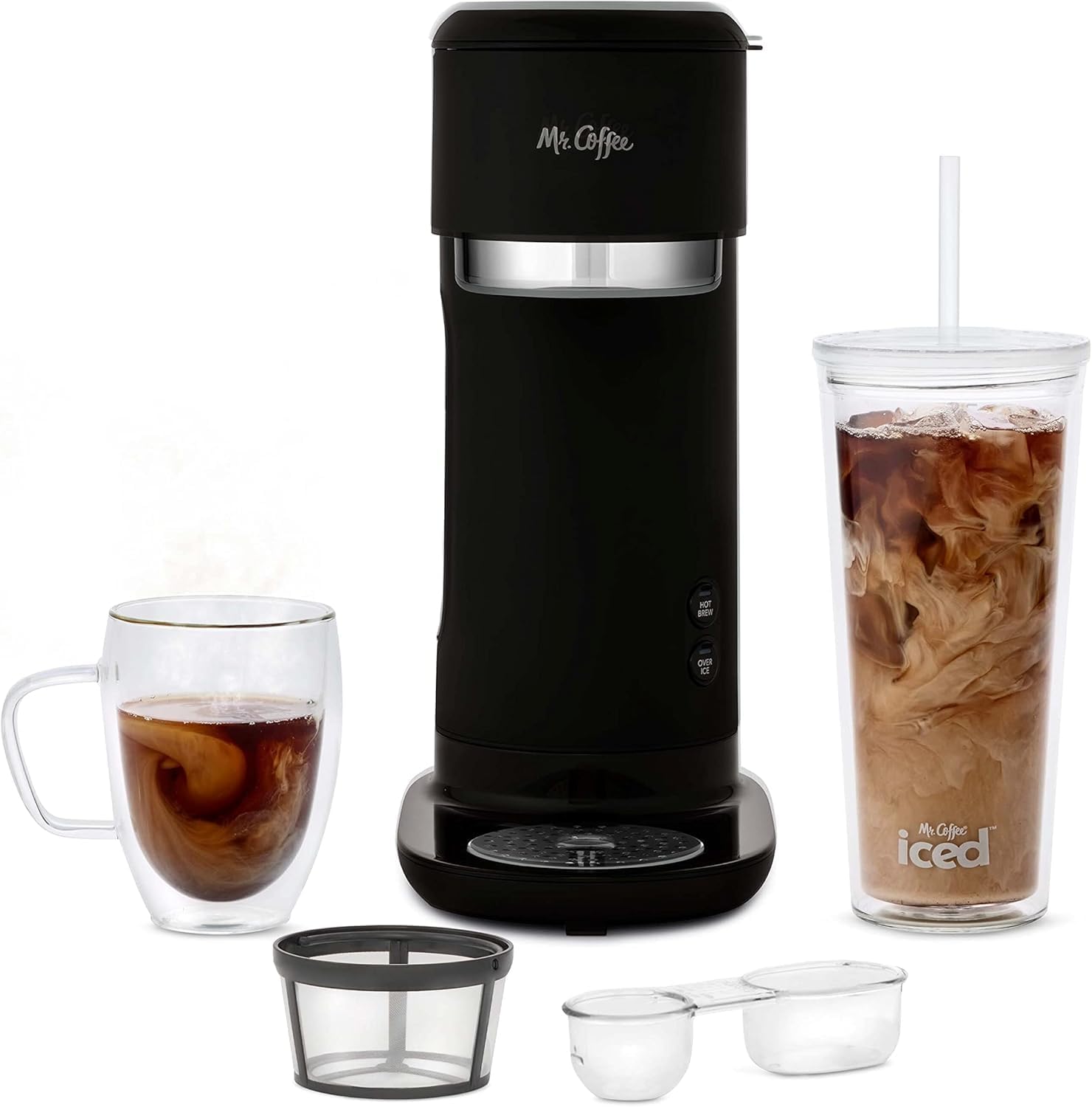Mr. Coffee Single Serve Iced & Hot Maker - Brew Anytime!