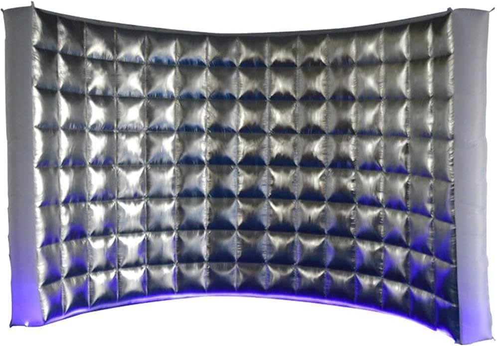 SAYOK Inflatable Silver Photo Booth Wall for Events and Parties
