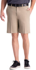 Haggar Men's Cool 18 Pro 4-Way Stretch Golf Shorts - Flat Front Fit
