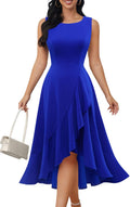 Women's Cocktail Party Formal Wedding Guest Dress - Fit and Flare