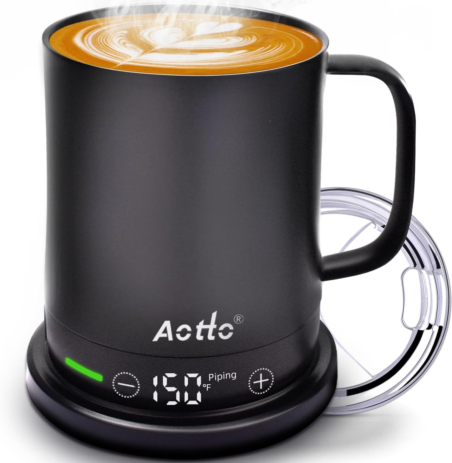 Aotto 14oz Self-Heating Coffee Mug - 1F Precision Temp Control