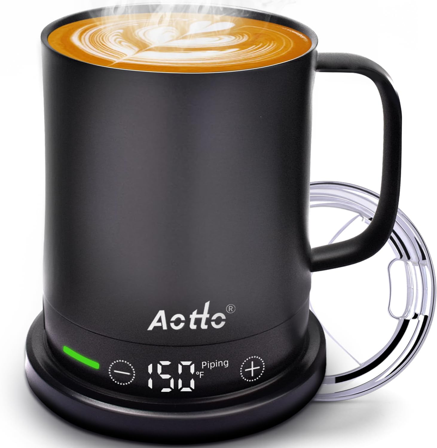 Aotto 14oz Self-Heating Coffee Mug - 1F Precision Temp Control