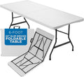 Sorfey Narrow Folding Table 6 Foot X 24-inch for Events