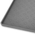 Ptlom Grey Pet Placemat for Dog and Cat - Waterproof Anti-Slip Tray
