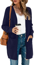TASAMO Women's Long Kimono Cardigan - Oversized Soft Knit Coat