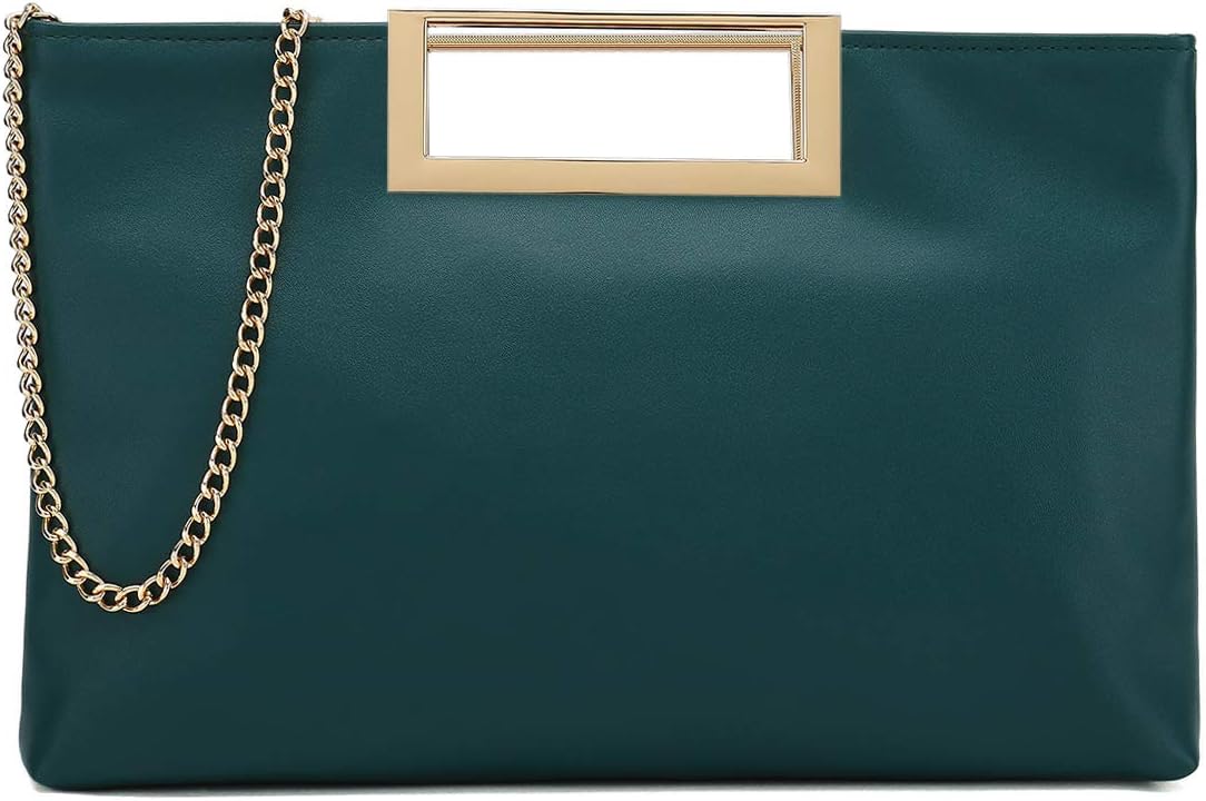 Fashion PU Leather Handbag Stylish Women Convertible Clutch Purse