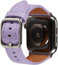 Leather Bands Compatible with Apple Watch - Handcrafted Epsom Leather