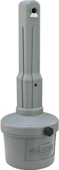 Outdoor Cigarette Receptacle Ashtray with Round Base - Durable 1.5 gal
