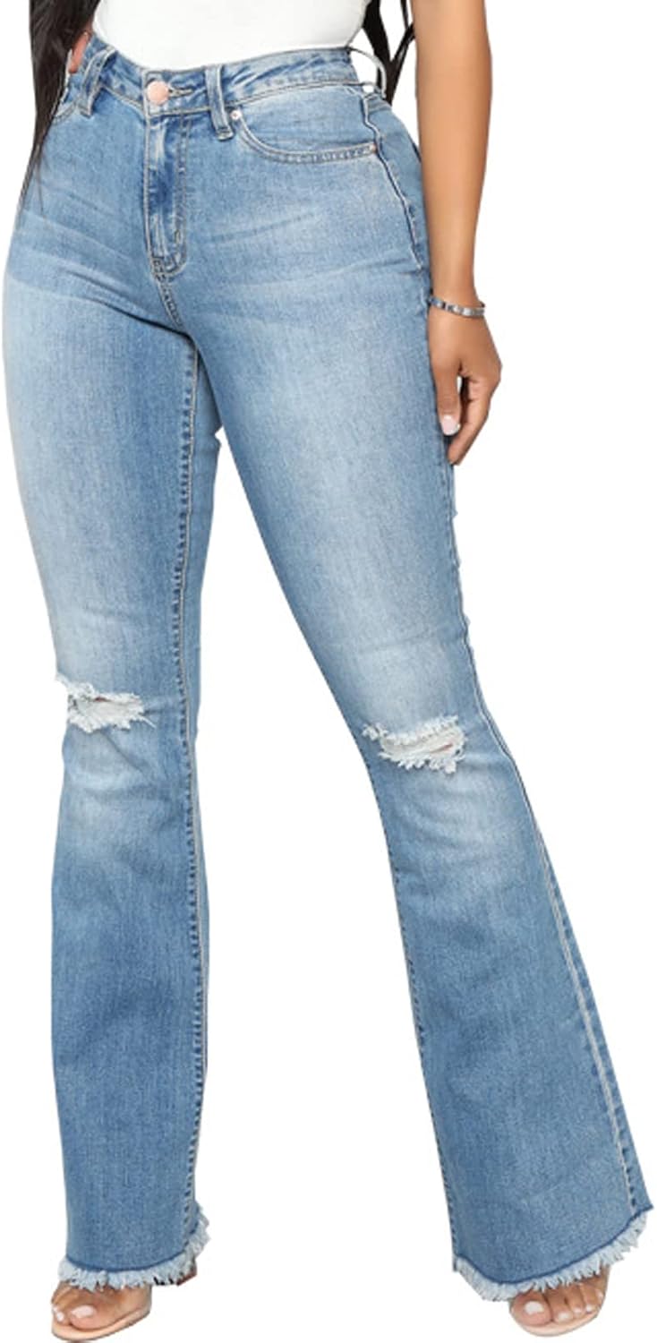 Vintage 70s Bell Bottom Jeans for Women - Classic Flared Style