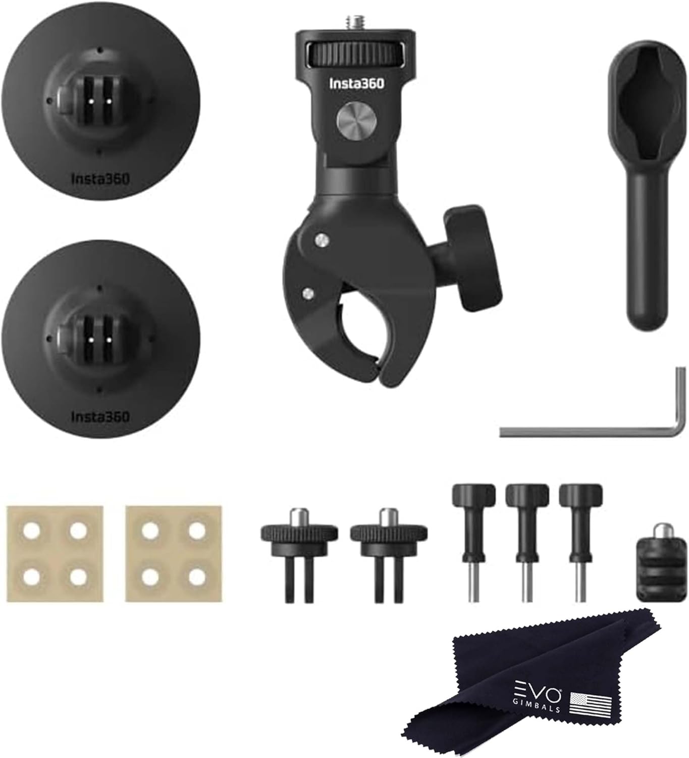 Insta360 Motorcycle Bundle Complete Mounting Kit for Cameras